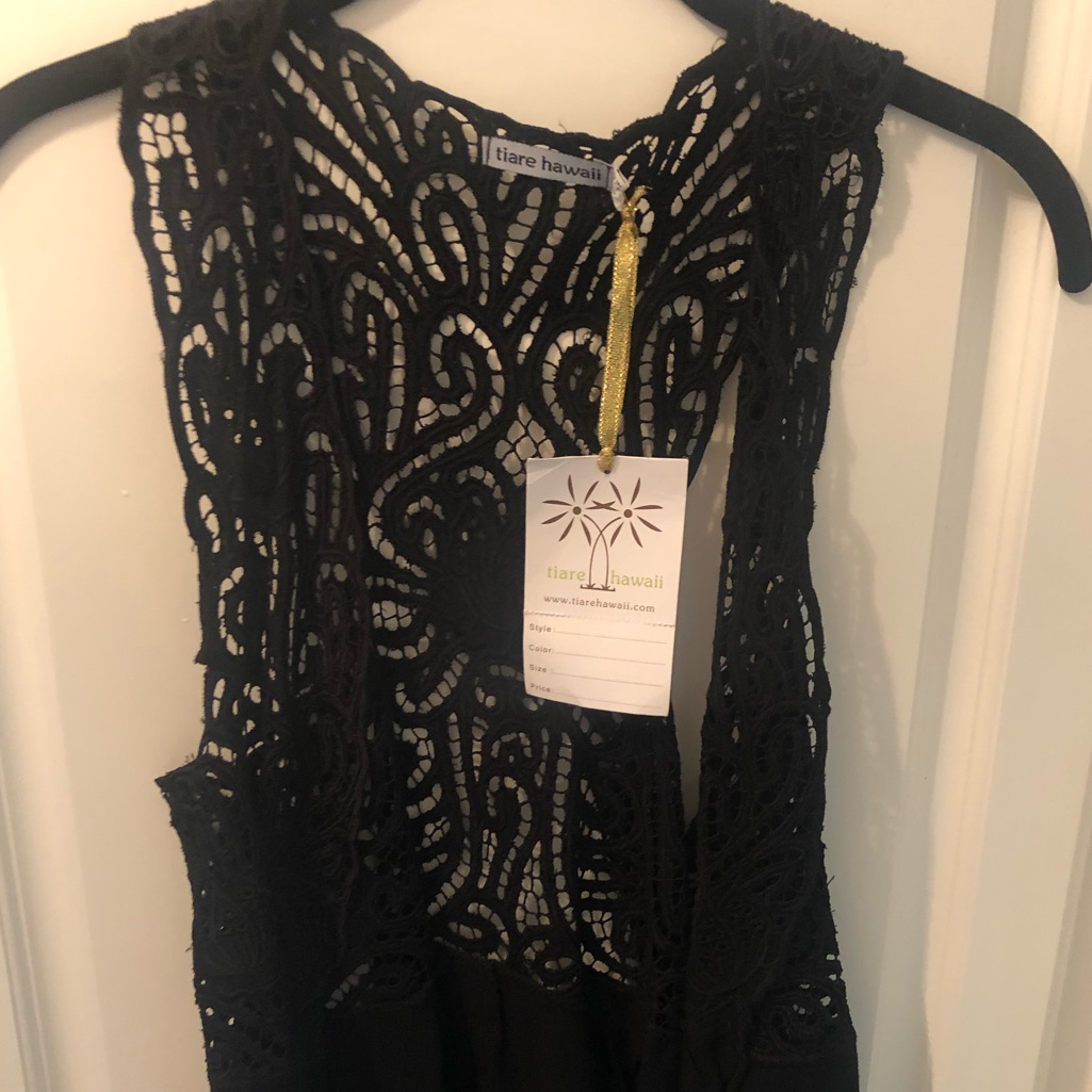 Black Lace Short Vest.. Hand Made With Charm.